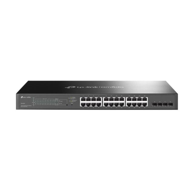 TP-Link - Omada TL-SG2428P Gestionado L2/L2+ Gigabit Ethernet (10/100/1000) Energía sobre Ethernet (PoE) 1U Negro