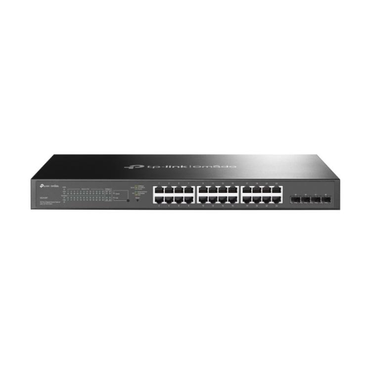 TP-Link - Omada TL-SG2428P Gestionado L2/L2+ Gigabit Ethernet (10/100/1000) Energía sobre Ethernet (PoE) 1U Negro