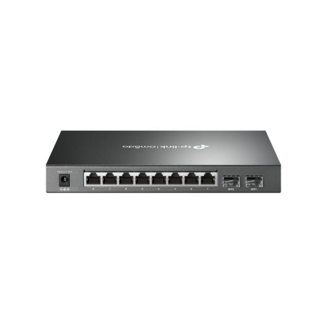 TP-Link - Omada SG2210P switch Gestionado L2/L2+ Gigabit Ethernet (10/100/1000) Energía sobre Ethernet (PoE) Negro