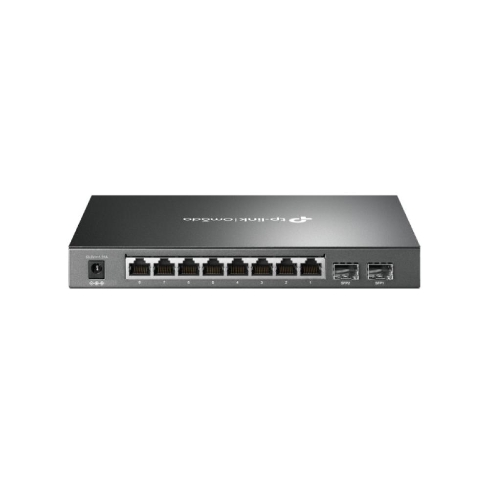 TP-Link - Omada SG2210P switch Gestionado L2/L2+ Gigabit Ethernet (10/100/1000) Energía sobre Ethernet (PoE) Negro