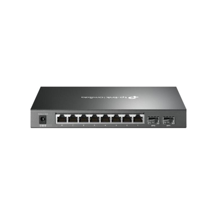 TP-Link - Omada SG2210P switch Gestionado L2/L2+ Gigabit Ethernet (10/100/1000) Energía sobre Ethernet (PoE) Negro