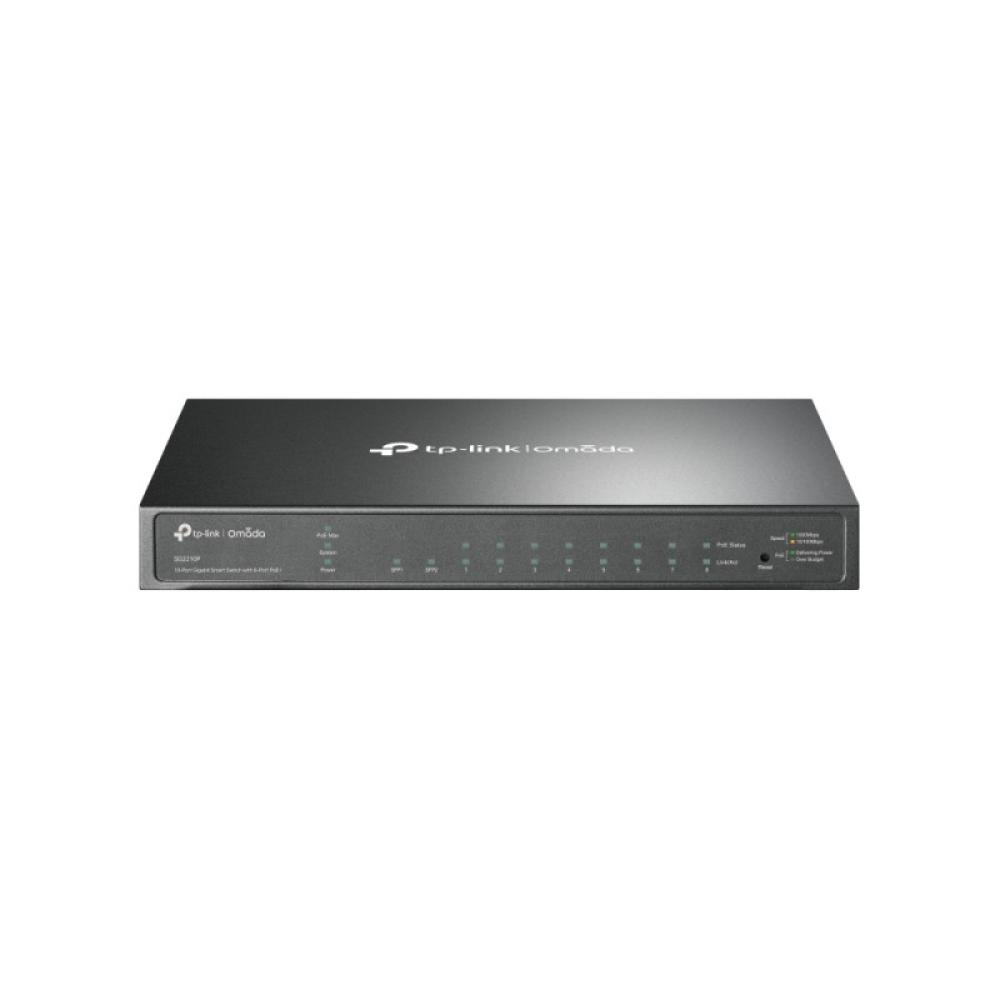 TP-Link - Omada SG2210P switch Gestionado L2/L2+ Gigabit Ethernet (10/100/1000) Energía sobre Ethernet (PoE) Negro