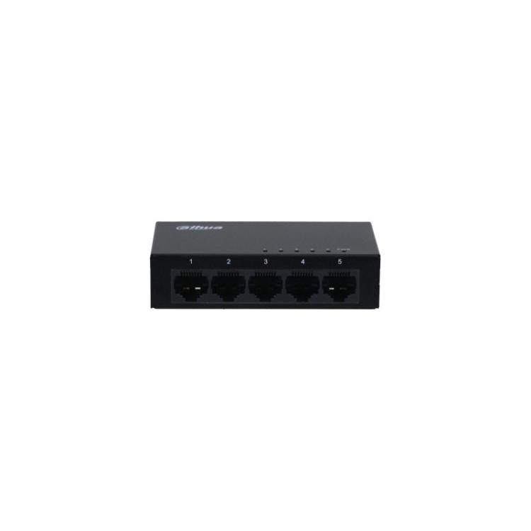 Dahua Technology - DH-SG1005 switch No administrado L2 Gigabit Ethernet (10/100/1000) Negro