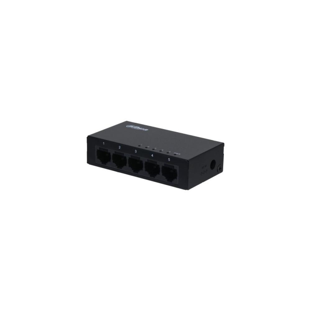 Dahua Technology - DH-SG1005 switch No administrado L2 Gigabit Ethernet (10/100/1000) Negro