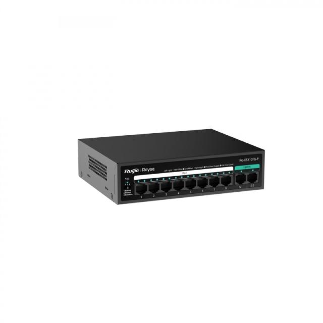Ruijie Networks - RG-ES110FG-P switch No administrado L2 Fast Ethernet (10/100) Energía sobre Ethernet (PoE)