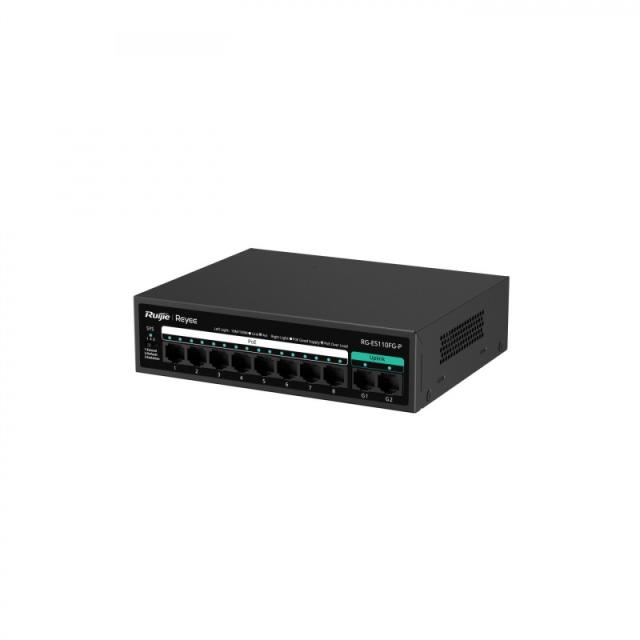 Ruijie Networks - RG-ES110FG-P switch No administrado L2 Fast Ethernet (10/100) Energía sobre Ethernet (PoE)