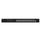 Ruijie Networks - RG-ES126FGS-P switch No administrado L2 Gigabit Ethernet (10/100/1000) Energía sobre Ethernet (PoE) Negro