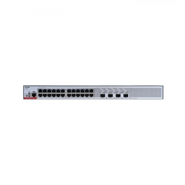Ruijie Networks - RG-CS83-24GT4XS-P switch Gestionado L3 Gigabit Ethernet (10/100/1000) Energía sobre Ethernet (PoE) 1U Gris