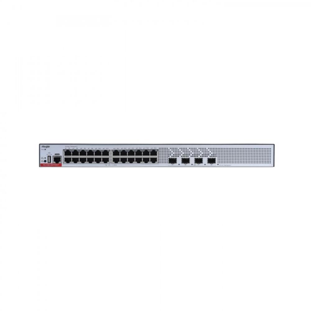 Ruijie Networks - RG-CS83-24GT4XS-P switch Gestionado L3 Gigabit Ethernet (10/100/1000) Energía sobre Ethernet (PoE) 1U Gris