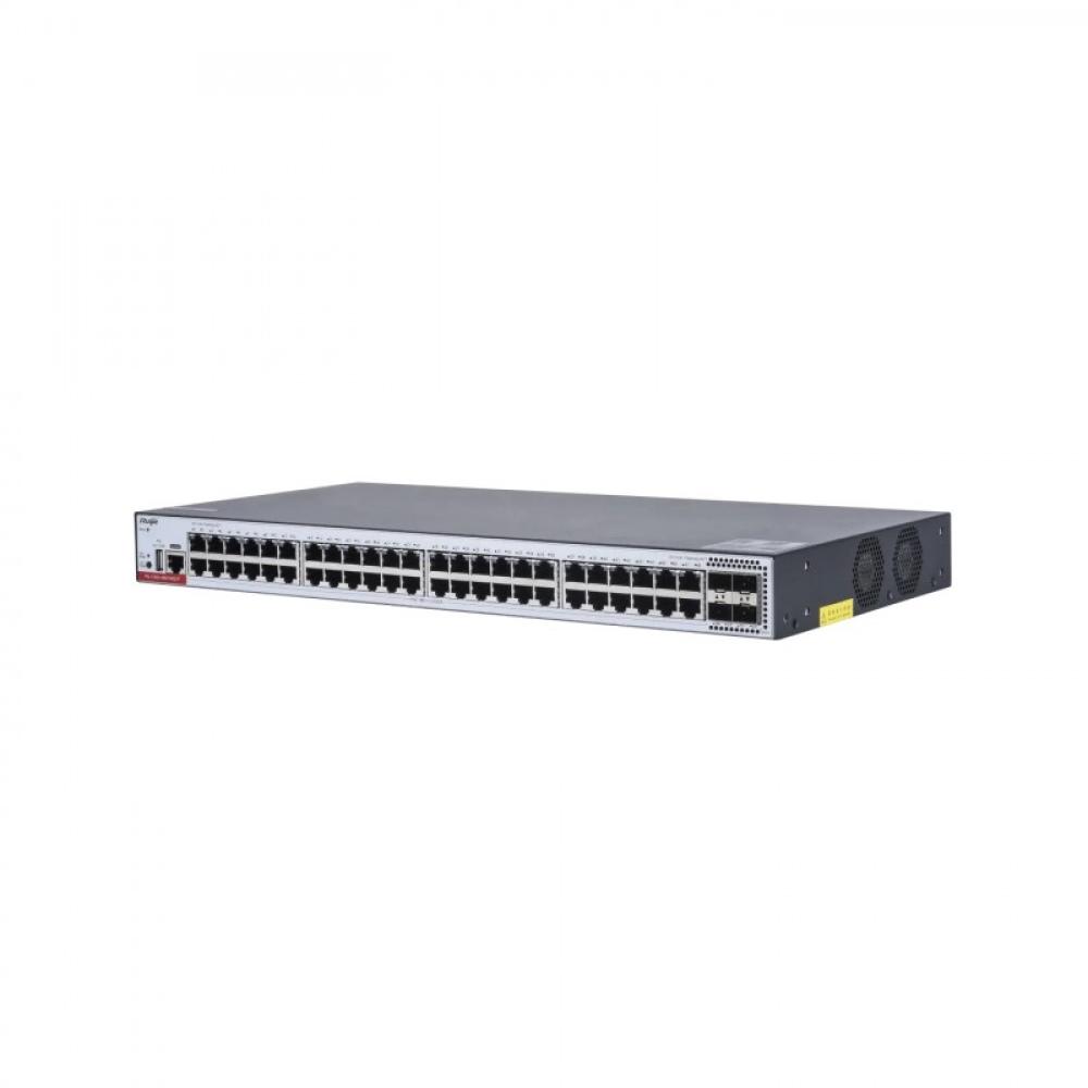 Ruijie Networks - RG-CS83-48GT4XS-P switch Gestionado L3 Gigabit Ethernet (10/100/1000) Energía sobre Ethernet (PoE) 1U Gris