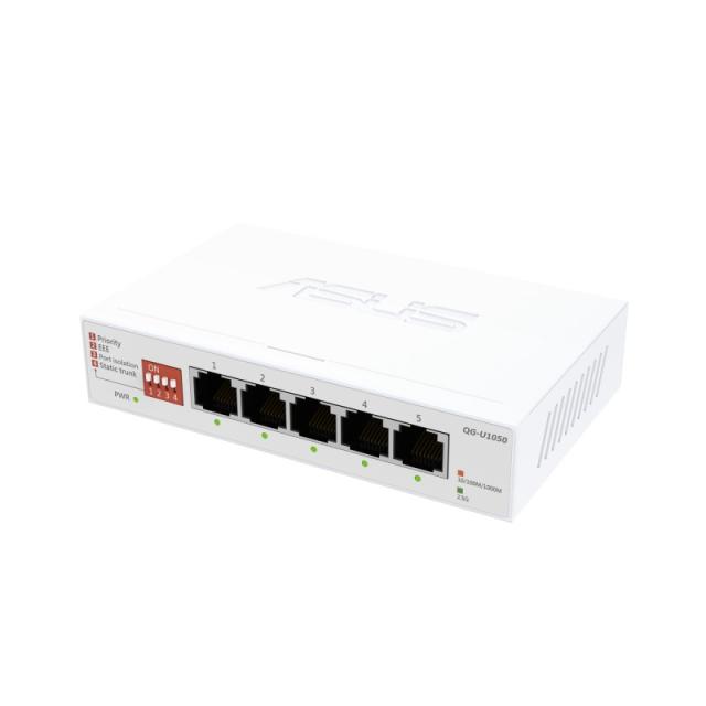 ASUS - QG-U1050 No administrado 2.5G Ethernet (100/1000/2500) Blanco