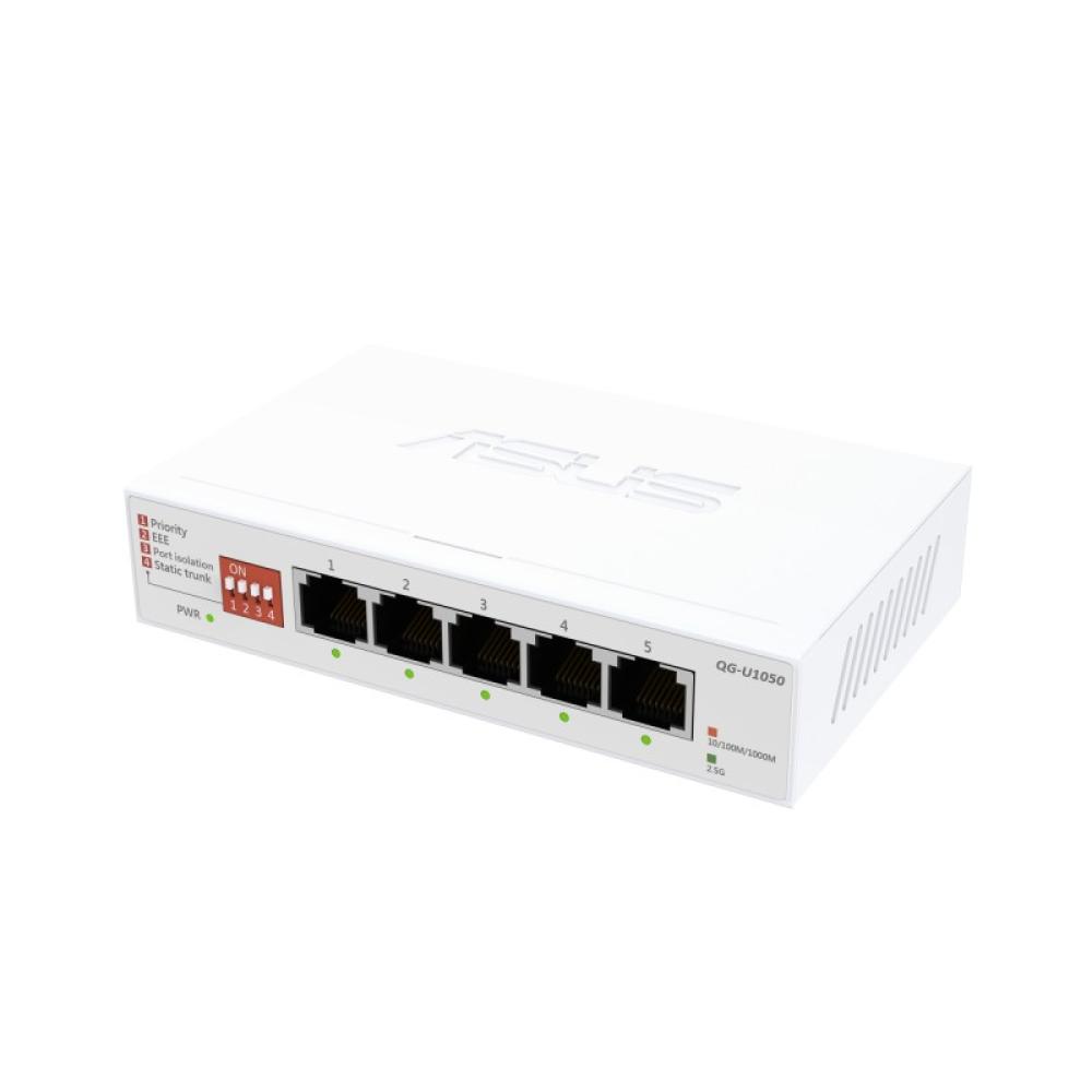 ASUS - QG-U1050 No administrado 2.5G Ethernet (100/1000/2500) Blanco