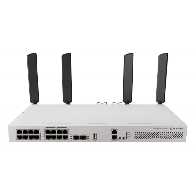 Mikrotik - CRS418-8P-8G-2S+5axQ2axQ-RM L2/L3 Gigabit Ethernet (10/100/1000) Energía sobre Ethernet (PoE) 1U
