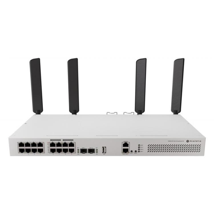 Mikrotik - CRS418-8P-8G-2S+5axQ2axQ-RM L2/L3 Gigabit Ethernet (10/100/1000) Energía sobre Ethernet (PoE) 1U