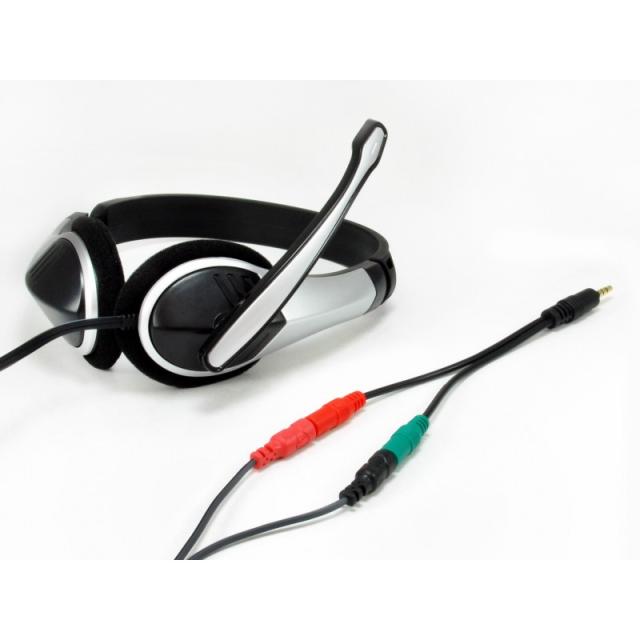 Equip - 147943 cable de audio 1,5 m 2 x 3.5mm 3,5mm Negro