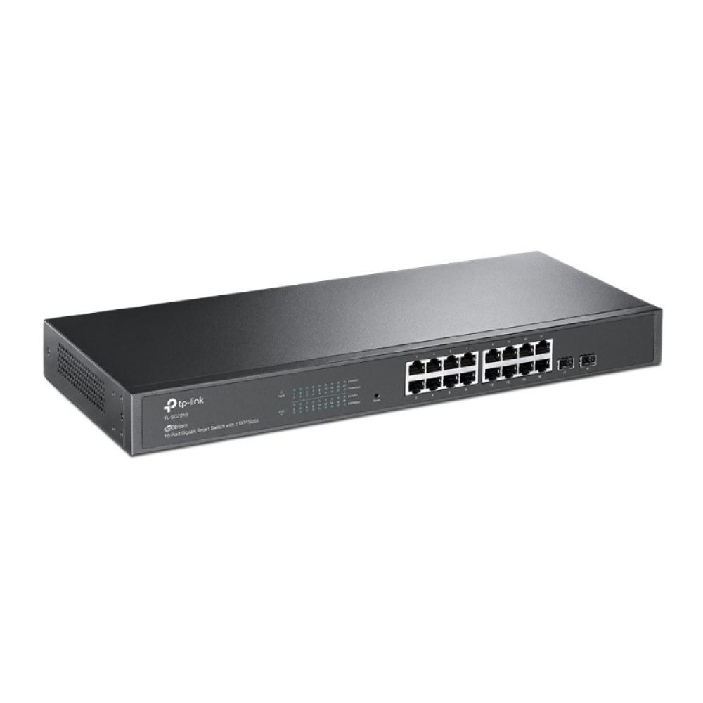 TP-Link - JetStream TL-SG2218 switch Gestionado L2/L2+ Gigabit Ethernet (10/100/1000) 1U Negro