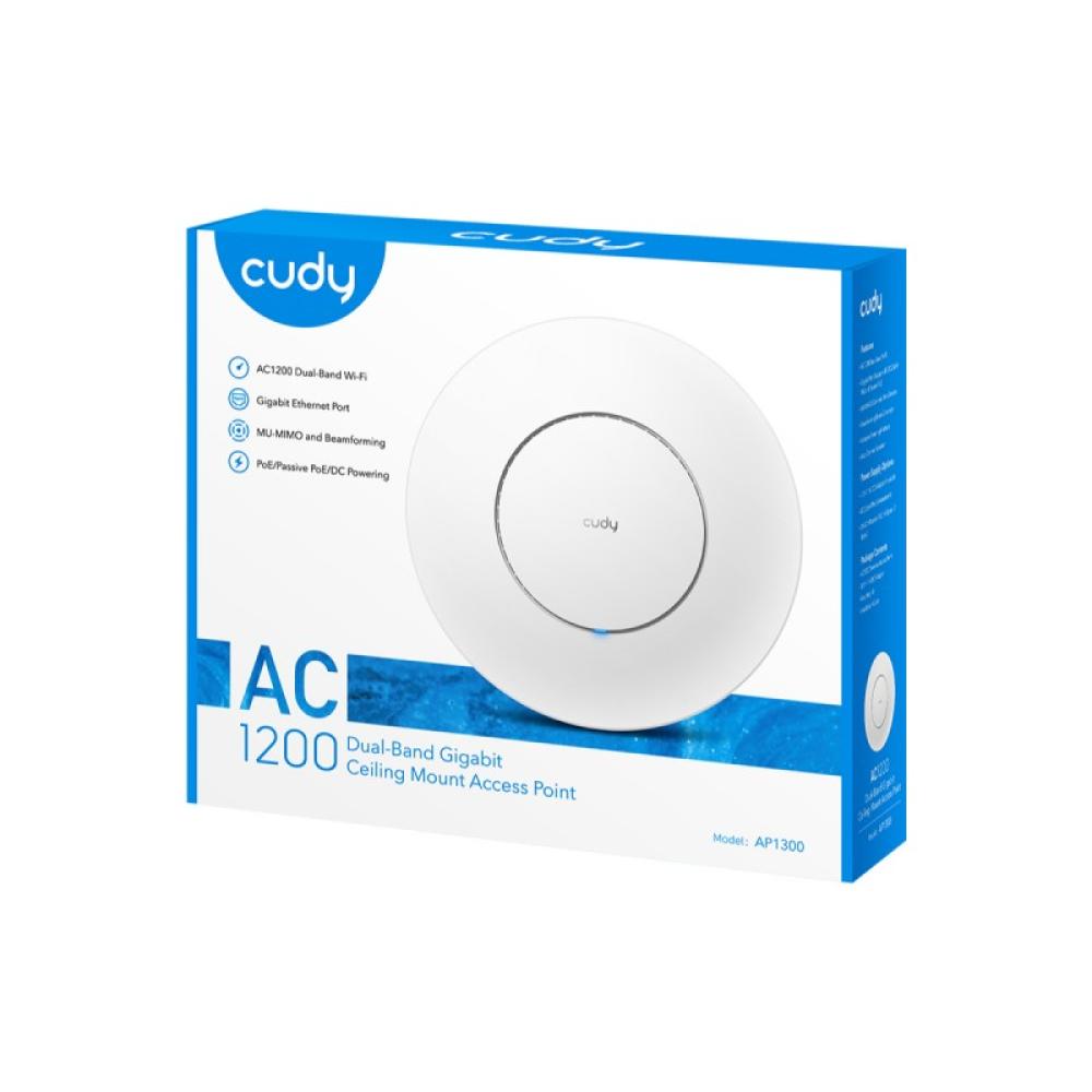 Cudy - AC1300 Blanco Energía sobre Ethernet (PoE)