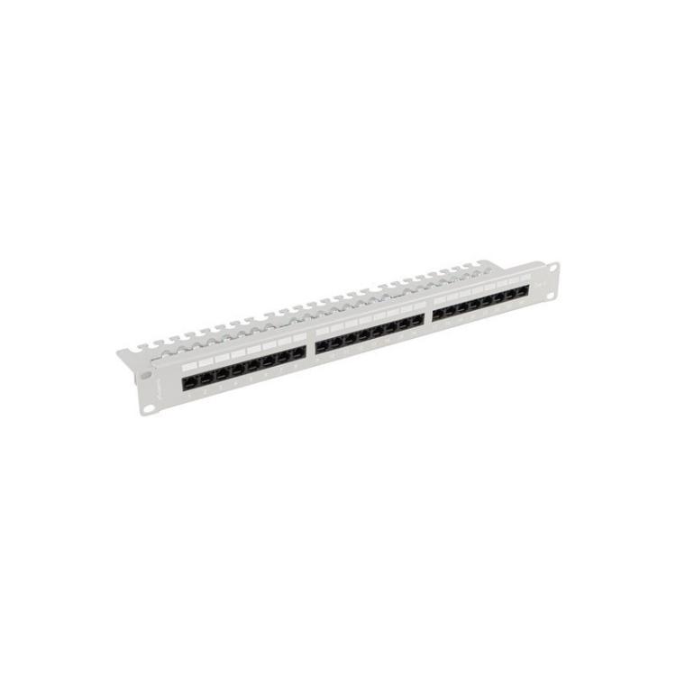 Lanberg - PPU6-1124-S panel de parcheo 1U