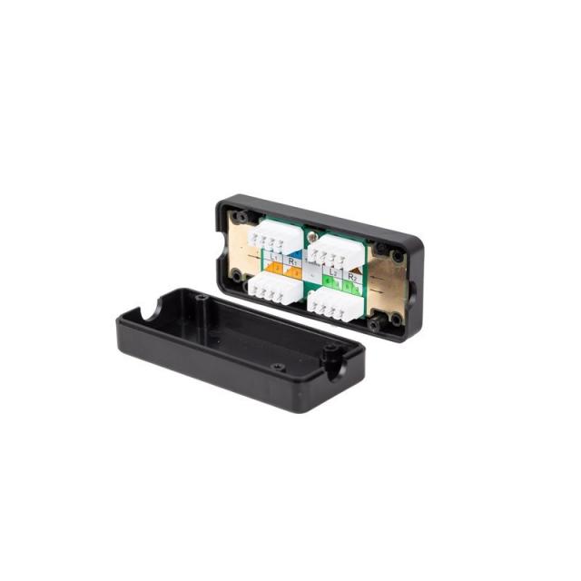 Lanberg - PLC-6UL1-B caja de conexiones de red Cat6 Negro