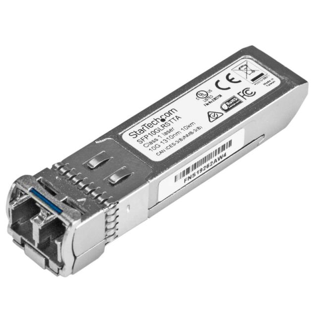 StarTech.com - Módulo SFP+ Compatible con Cisco SFP-10G-LR - Transceptor de Fibra óptica 10GBASE-LR - TAA - SFP10GLRSTTA