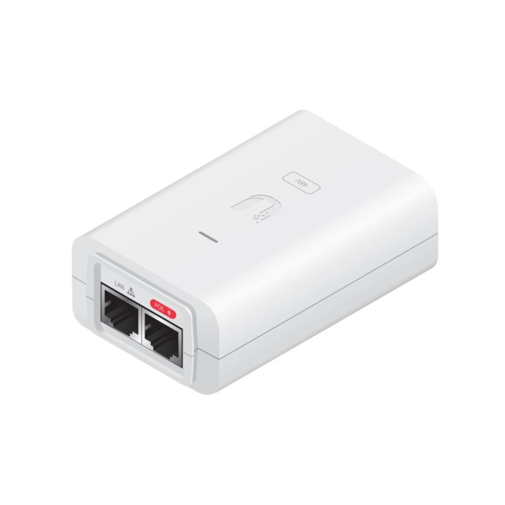 Ubiquiti - POE-48-24W-WH adaptador e inyector de PoE 48 V