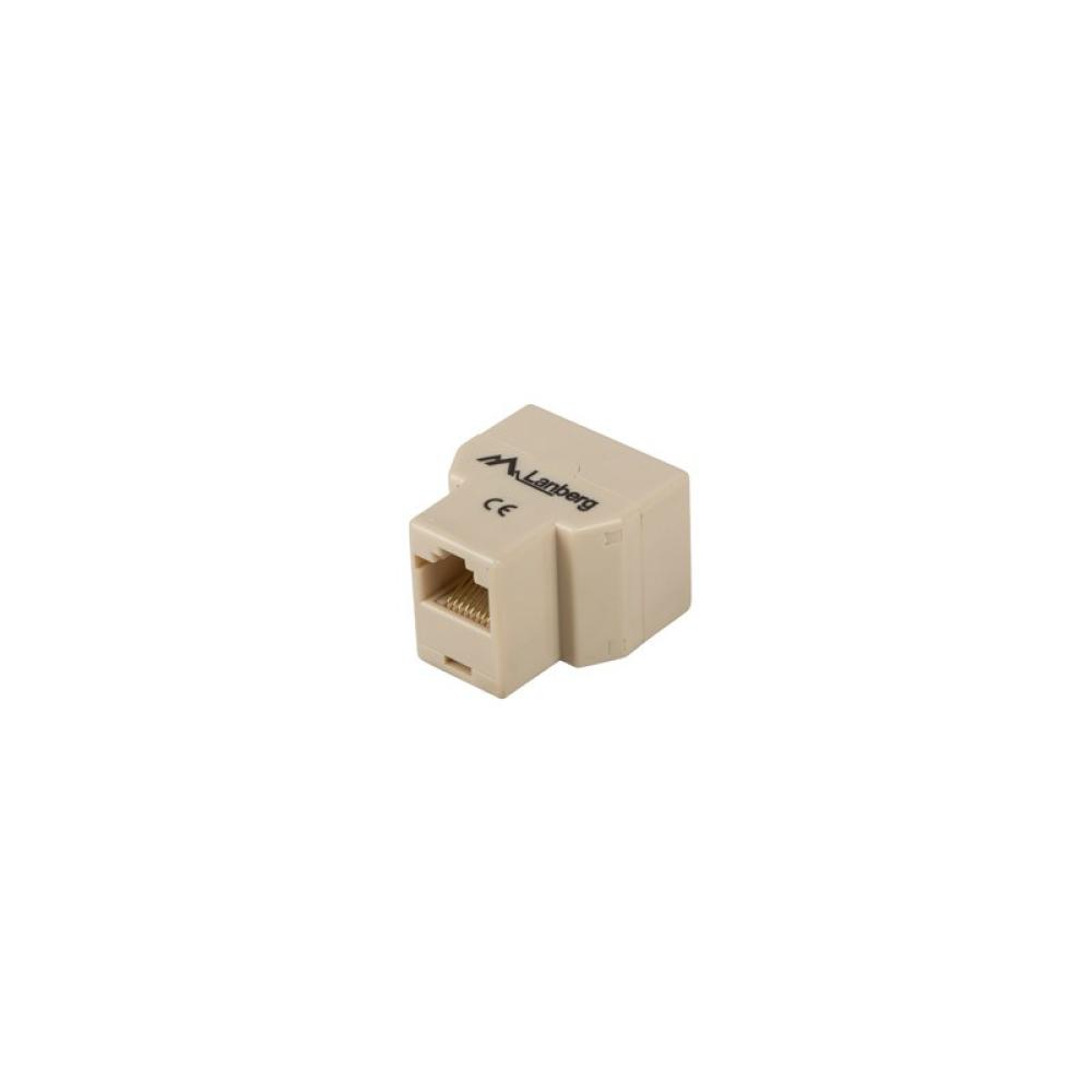 Lanberg - AD-RJ45-2RJ45-OU divisor de red Beige