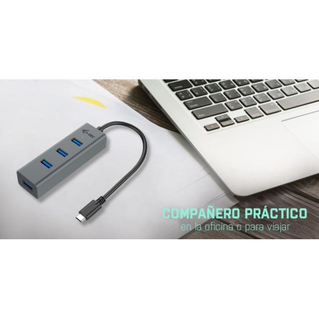 i-tec - Metal USB-C HUB 4 Port