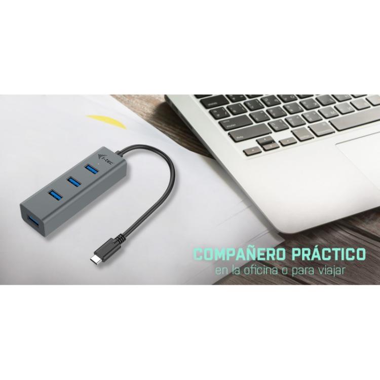 i-tec - Metal USB-C HUB 4 Port