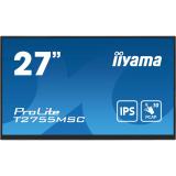 iiyama - ProLite T2755MSC-B1 pantalla para PC 68,6 cm (27") 1920 x 1080 Pixeles Full HD LED Pantalla táctil Mesa Negro