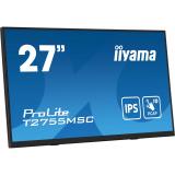 iiyama - ProLite T2755MSC-B1 pantalla para PC 68,6 cm (27") 1920 x 1080 Pixeles Full HD LED Pantalla táctil Mesa Negro