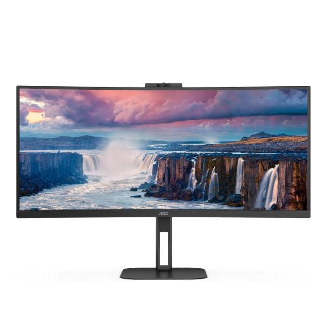 AOC - V5 CU34V5CW pantalla para PC 86,4 cm (34") 3440 x 1440 Pixeles Wide Quad HD LED Negro
