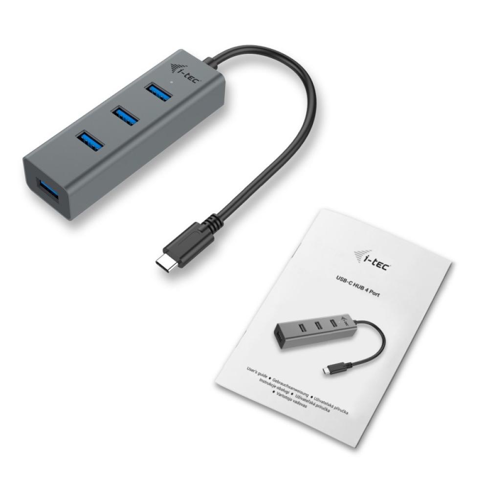 i-tec - Metal USB-C HUB 4 Port