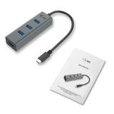 i-tec - Metal USB-C HUB 4 Port
