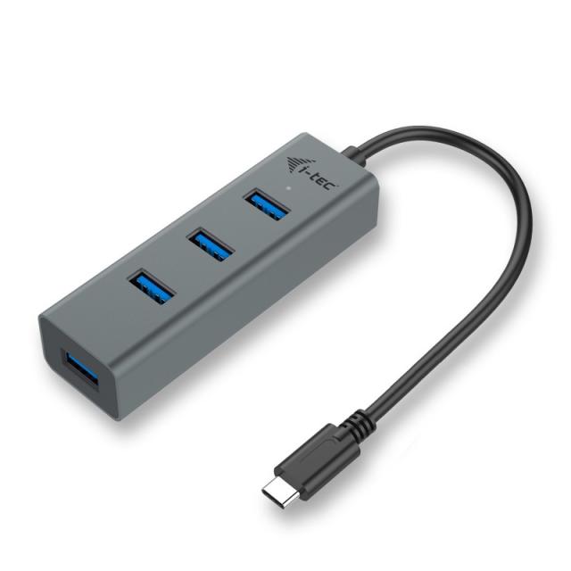 i-tec - Metal USB-C HUB 4 Port