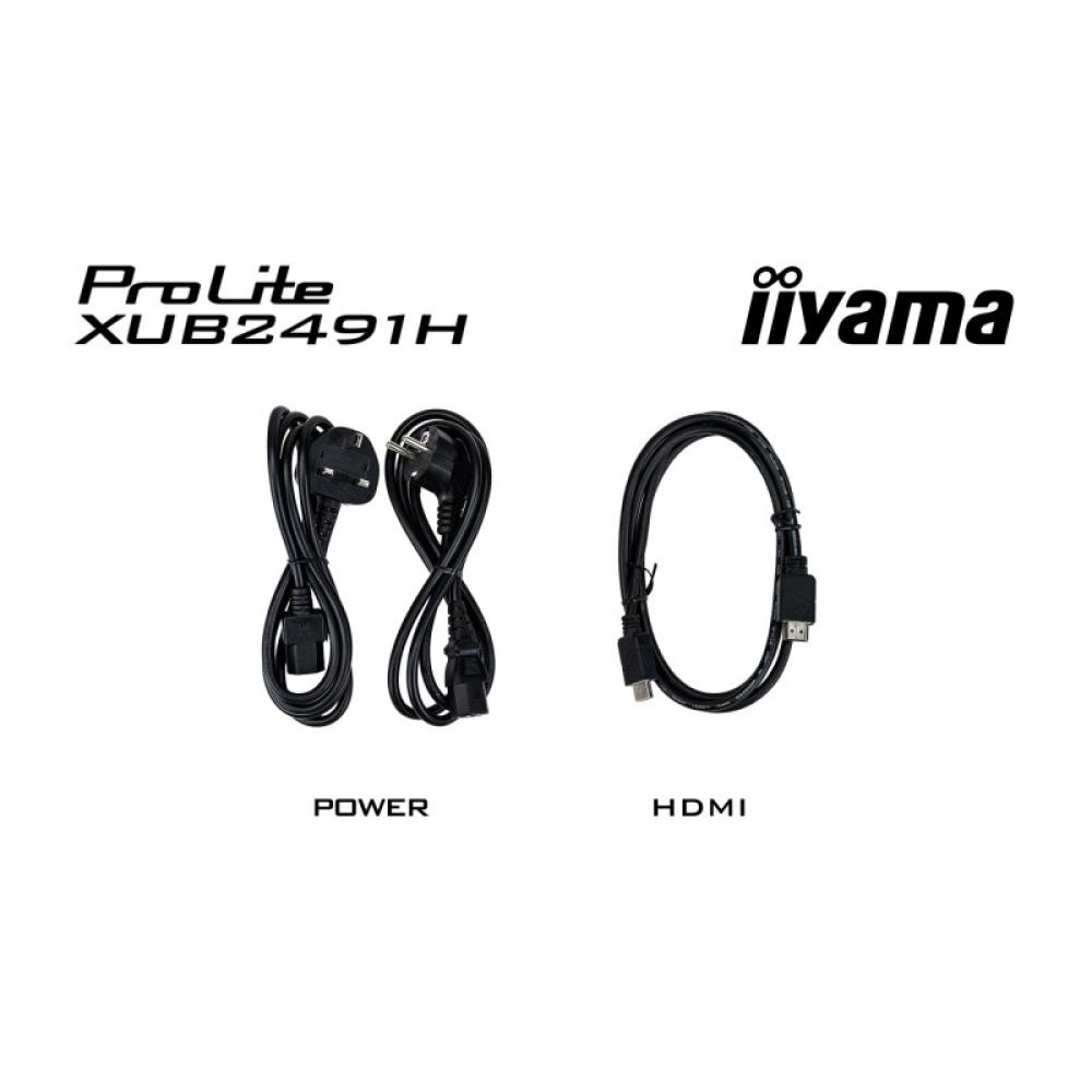 iiyama - ProLite XUB2491H-B1 pantalla para PC 60,5 cm (23.8") 1920 x 1080 Pixeles Full HD LED Negro