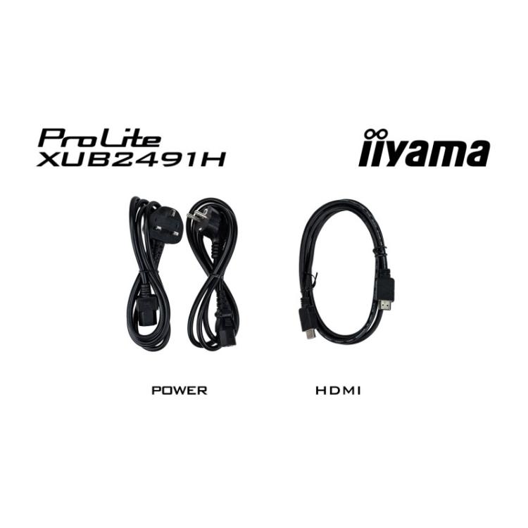 iiyama - ProLite XUB2491H-B1 pantalla para PC 60,5 cm (23.8") 1920 x 1080 Pixeles Full HD LED Negro
