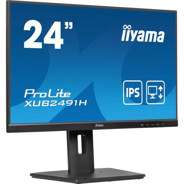 iiyama - ProLite XUB2491H-B1 pantalla para PC 60,5 cm (23.8") 1920 x 1080 Pixeles Full HD LED Negro