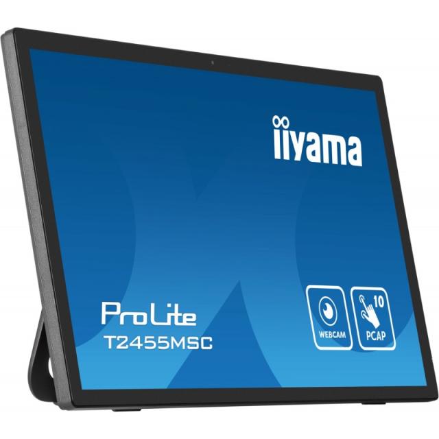 iiyama - T2455MSC-B1 pantalla para PC 61 cm (24") 1920 x 1080 Pixeles Full HD LED Pantalla táctil Negro