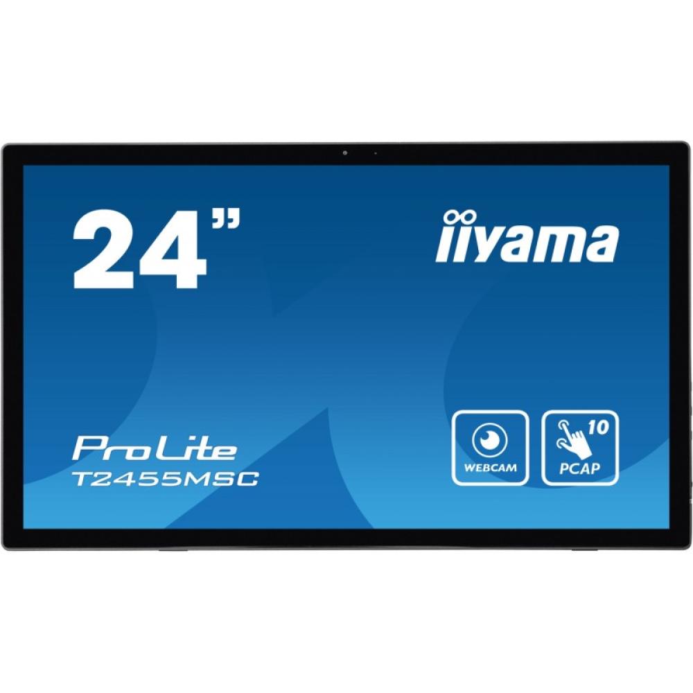 iiyama - T2455MSC-B1 pantalla para PC 61 cm (24") 1920 x 1080 Pixeles Full HD LED Pantalla táctil Negro