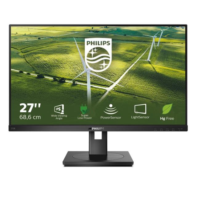 Philips - B Line 272B1G/00 pantalla para PC 68,6 cm (27") 1920 x 1080 Pixeles Full HD LED Negro