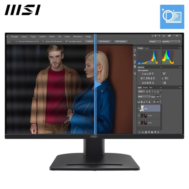 MSI - Pro MP275QPG pantalla para PC 68,6 cm (27") 2560 x 1440 Pixeles Wide Quad HD LCD Negro
