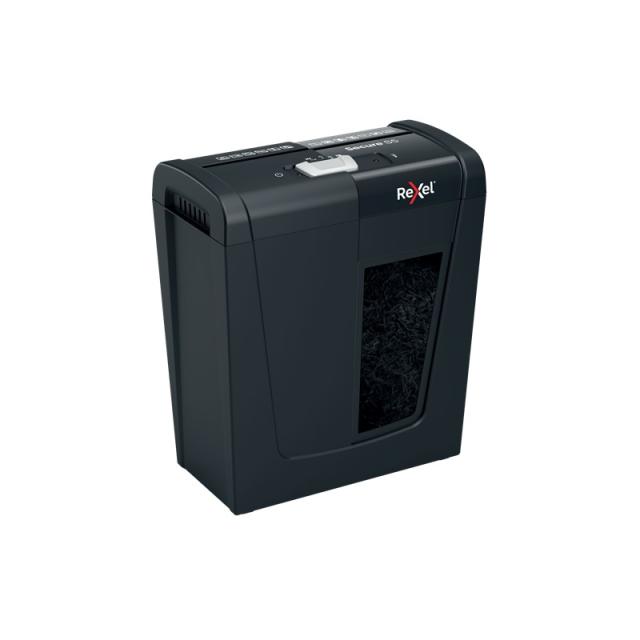 Rexel - Secure S5 triturador de papel Corte en tiras 68 dB Negro
