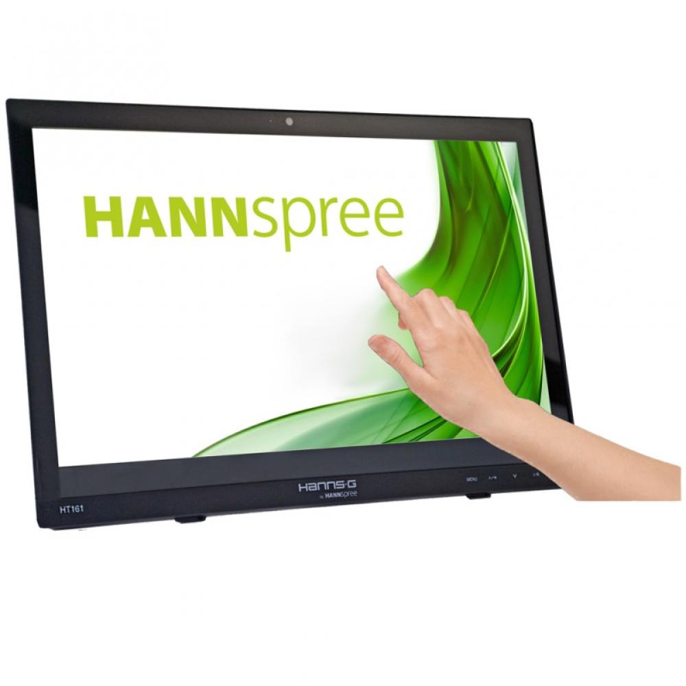 Hannspree - HT161HNB pantalla para PC 39,6 cm (15.6") 1366 x 768 Pixeles HD LED Pantalla táctil Mesa Negro