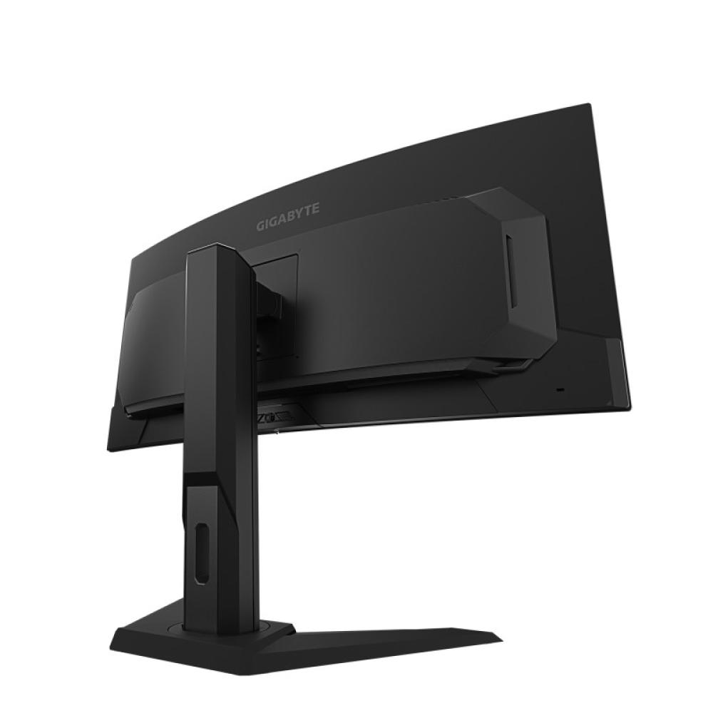 GIGABYTE - Monitor de juegos curvo OLED WQHD MO34WQC2 de 34" - 3440 x 1440, 240Hz, 0.03ms, KVM, 250 cd/m², FreeSync Premium Pro,