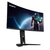GIGABYTE - Monitor de juegos curvo OLED WQHD MO34WQC2 de 34" - 3440 x 1440, 240Hz, 0.03ms, KVM, 250 cd/m², FreeSync Premium Pro,