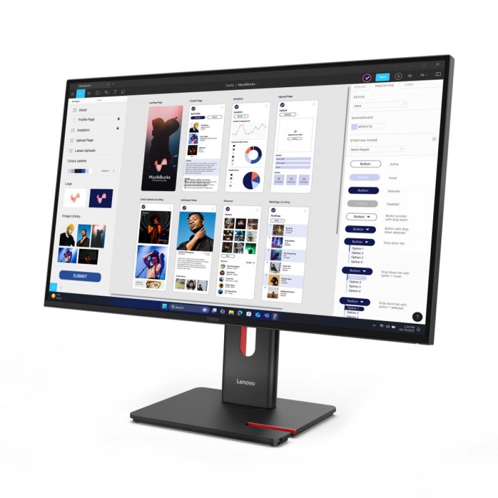 Lenovo - ThinkVision T32UD-40 Monitor
