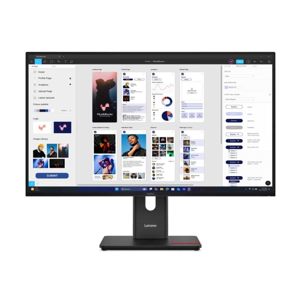 Lenovo - ThinkVision T32UD-40 Monitor