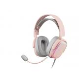 Mars Gaming - MHAX Rosa, Auriculares Gaming RGB, Micrófono Extraíble, HiFi, Compatibilidad Multiplataforma