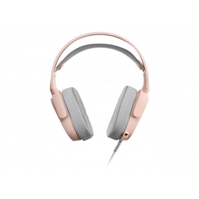 Mars Gaming - MHAX Rosa, Auriculares Gaming RGB, Micrófono Extraíble, HiFi, Compatibilidad Multiplataforma