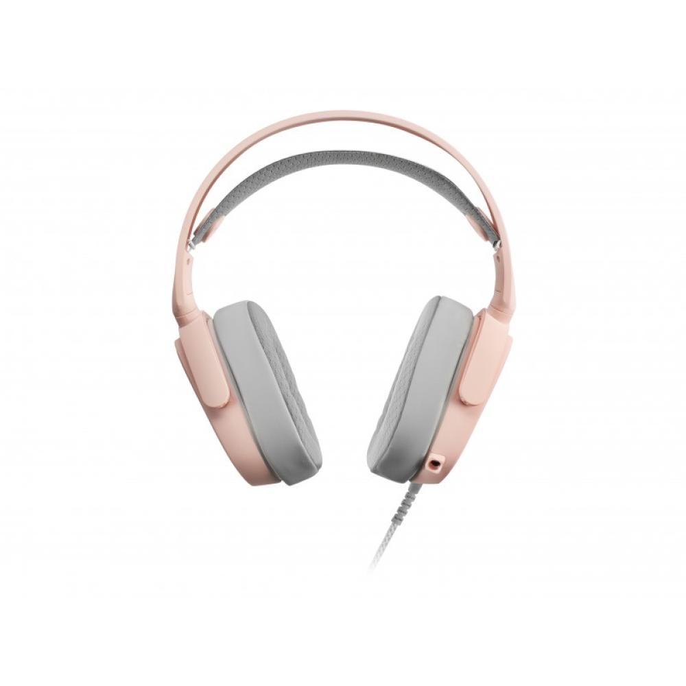 Mars Gaming - MHAX Rosa, Auriculares Gaming RGB, Micrófono Extraíble, HiFi, Compatibilidad Multiplataforma